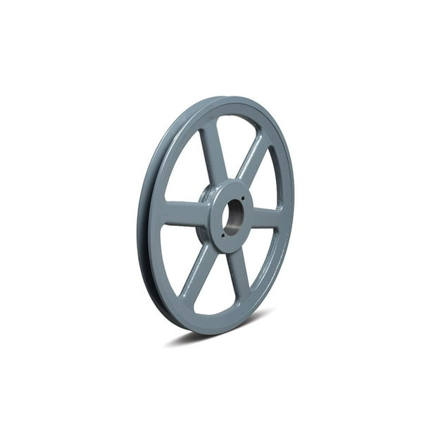1 Groove TB Woods BK140 FHP QT Bushed V-Belt Sheave QT Bushing required B Belt Section 13.75 OD Cast Iron 1820 max rpm